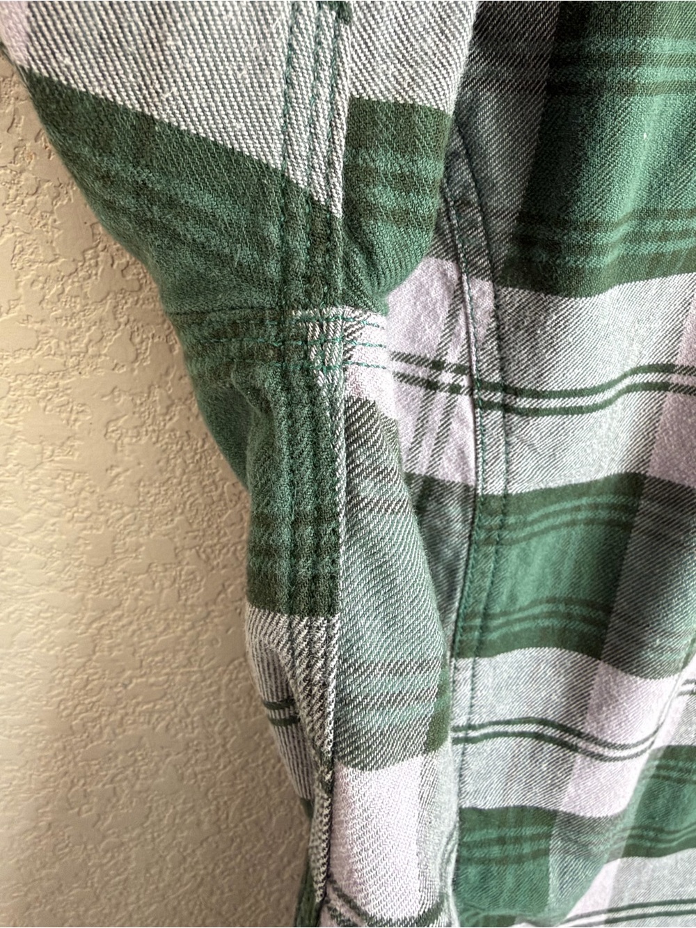 Carhartt Hamilton Flannel Shirt II XL 16/18 Green Gray Plaid Relaxed Fit Cotton - Picture 13 of 16
